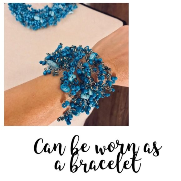 BoHo Convertible Handmade Beaded Necklace/Bracelet - Picture 4 of 4